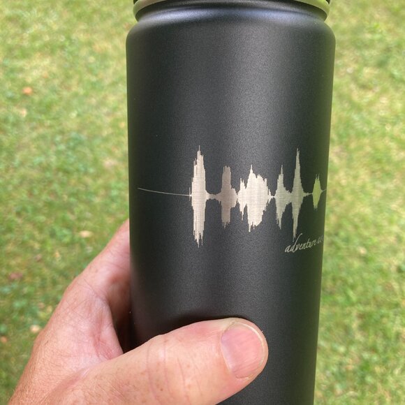 Adventure Awaits Soundwave 22oz Water Bottle - Picture 3 of 12